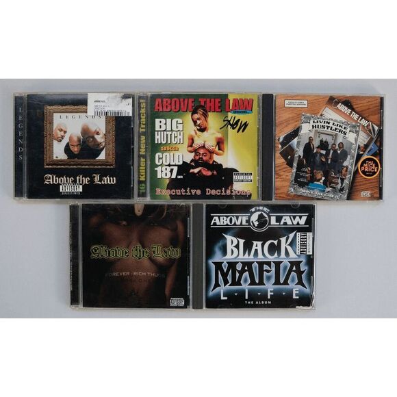 Other - Lot of 5 Above The Law CD's - Livin Like Hustlers Forever Rich Thugs Black Mafia